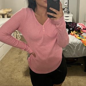 Comfy pink lounge top